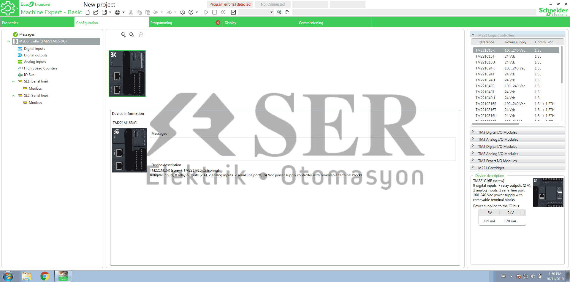 Schneider Machine Expert